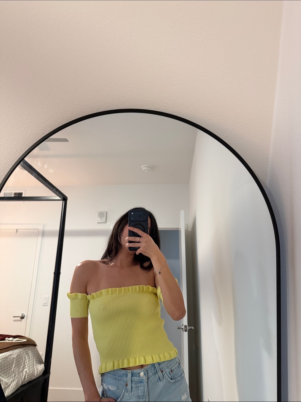 LF SEEK the Label off shoulder top